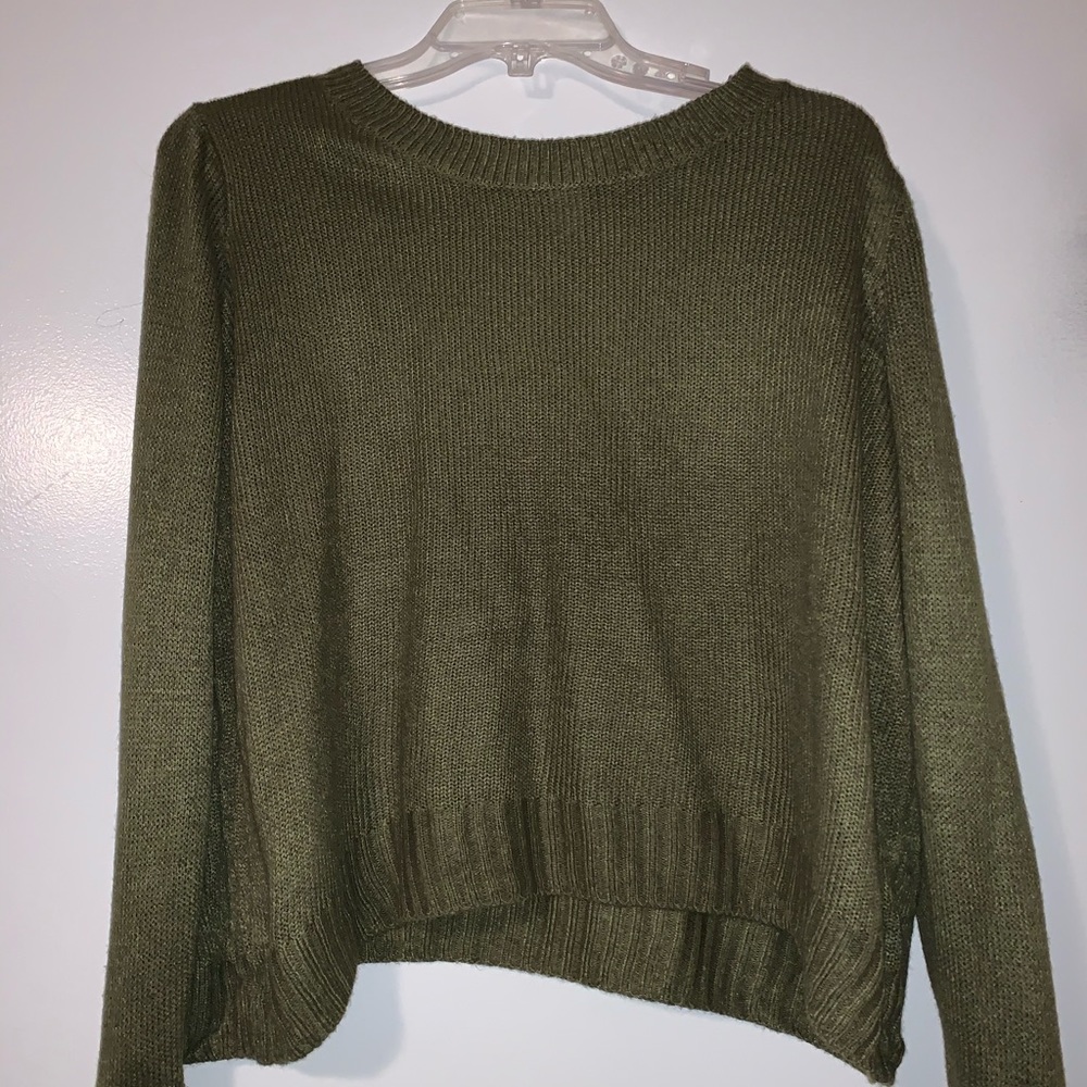 Sweaters (green+pink)